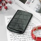 Чехол Time для телефона, с ремешком, размер 8, 60x119x14 мм, крокодил, цвет чёрный - Фото 2