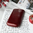 Чехол Time для телефона, с ремешком, размер 25, цвет рубиновый - Фото 2