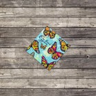 Мини–открытка «Бабочки», 7 х 7 см - фото 110270637