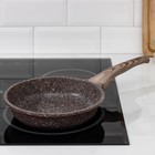 Сковорода Nadoba Greta, антипригарное покрытие, d=20 см, цвет коричневый - Фото 5