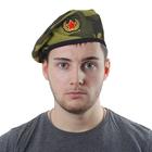 Берет военного с кокардой «Камуфляж», для взрослых, цвета МИКС - Фото 2