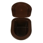 Ведро-туалет, h = 20 см, 11 л, коричневое - Фото 5