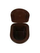 Ведро - туалет, h=20 см, 11 л, коричневое - Фото 7