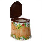 Туалет дачный, h=36 см, без дна, с отверстиями для крепления к полу, МИКС - Фото 3