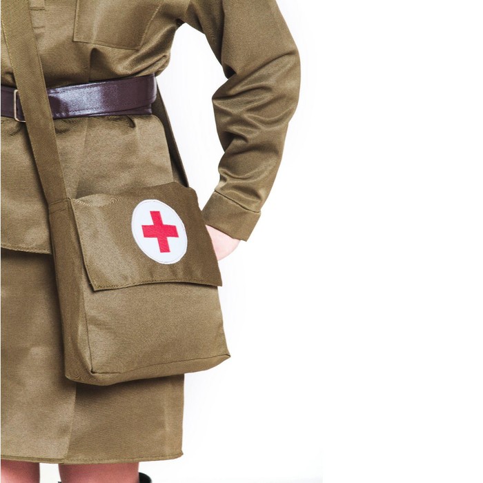 Сумка медицинская, военная, 21×21×5.5 см, ручка 85-90 см - Фото 1