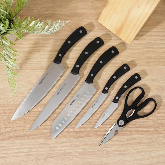 Набор кухонных ножей Nadoba Helga, 5 шт: 9 см, 12.5 - фото 1883285721