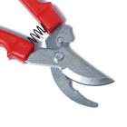 Секатор плоскостной НУ, 9" (23 см), покрытие блестящий цинк, пластиковые ручки - Фото 3