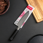Нож кухонный NADOBA KEIKO Сантоку с углублениями, лезвие 17,5 см - Фото 2