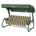 Качели садовые «Борнео», 226×136×165 см, максимальная нагрузка 350 кг, зелёные - Фото 4