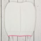Шапка для девочки "Мелани", размер 48-50 (2-4 года), цвет белый/розовый 9772-39с - Фото 4