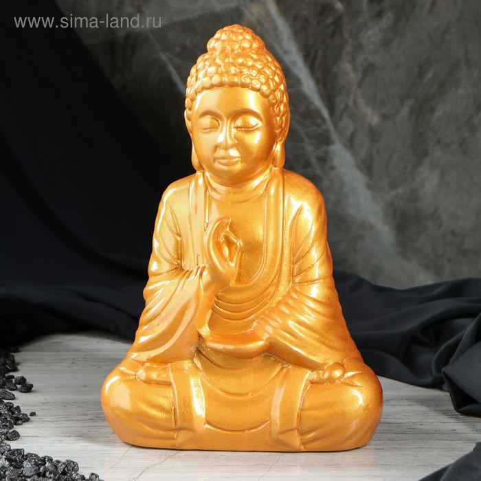 Сувенир "Будда", цвет золотой, 27 см - Фото 1