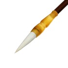 Кисть для каллиграфии, коза, № 2, круглая, деревянная ручка, в блистере - Фото 2