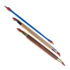 Набор кистей для рисования, 3 штуки, круглые, двусторонние, резиновые - Фото 2