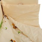 Комплект в кроватку "Весёлые друзья" (7 предметов), цвет бежевый 1483 - Фото 6