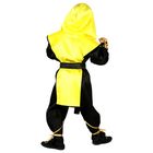 Карнавальный костюм "Ниндзя: Чёрный дракон", р-р 34, рост 134 см, цвет жёлтый - Фото 2