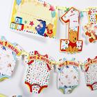 Гирлянда на ленте «Мне 1 год», с 12 карточками для фото, Медвежонок Винни и его друзья - Фото 3