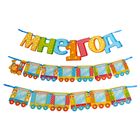 Гирлянда на ленте «Мне 1 год», 12 карточек для фото - Фото 1