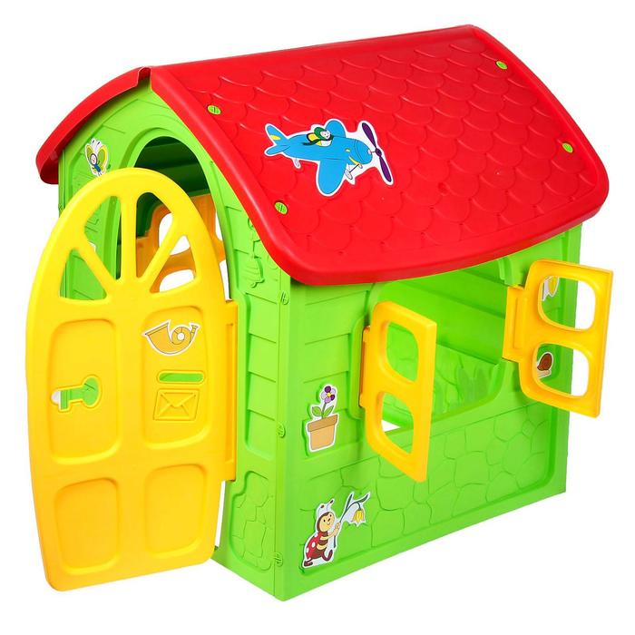 Детский игровой домик, цвет зелёный - фото 1909773490