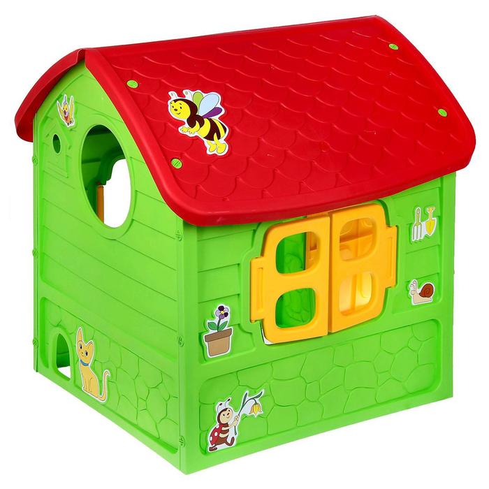 Детский игровой домик, цвет зелёный - фото 1909773491