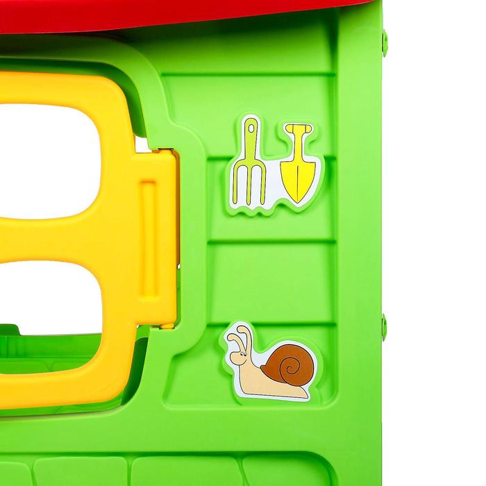 Детский игровой домик, цвет зелёный - фото 1909773492