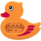 Термометр для ванной «Уточка», цвет оранжевый - Фото 1