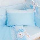 Комплект в кроватку "Сладкий сон" (7 предметов), цвет голубой 7028Гол - Фото 2
