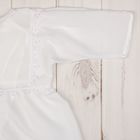 Крестильное платье для девочки с косынкой, рост 68-74 см, цвет белый 1204_М - Фото 6