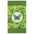 Полотенце "Доляна" Бабочка 35х60 см, 100% хлопок,162г/м2 - Фото 2