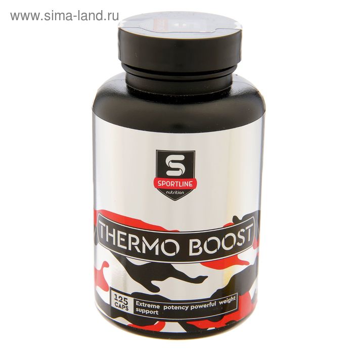 Жиросжигатель SportLine Nutrition Thermo Boost, спортивное питание, 125 капсул - Фото 1