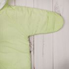 Конверт с капюшоном на прогулку, рост 56 см, цвет салатовый 1260 - Фото 4