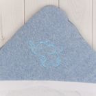 Конверт-одеяло с вышивкой, размер 90*90 см, цвет голубой 2157 Гол - Фото 4