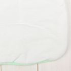 Конверт-одеяло с вышивкой, размер 90*90 см, цвет салатовый 2157 Салат - Фото 4