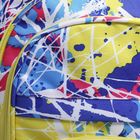 Рюкзак школьный, отдел на молнии, 3 наружных кармана, 2 боковых кармана, усиленная спинка, цвет синий - Фото 4