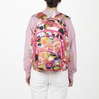 Рюкзак школьный, набор, отдел на молнии, 3 наружных кармана, 2 боковые сетки, с пеналом, цвет красный - Фото 3