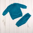 Комплект детский (толстовка, брюки), рост 62-68 см, цвет синий - Фото 8