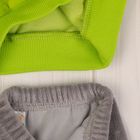 Комплект детский (толстовка, брюки), рост 62-68 см, цвет салатово-серый 584-AZ_М - Фото 7
