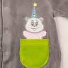 Комплект детский (толстовка с капюшоном, брюки), рост 86 см, цвет салатовый 585-AZ_М - Фото 5