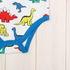 Комплект детский (боди, ползунки, чепчик), рост 56 см, принт динозавры 586-AZ_М - Фото 8