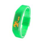 Часы наручные электронные "Скайер", застежка на магните, l-25 см, светло-зеленые - фото 3651604