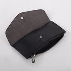 Кошелёк женский, отдел на клапане, цвет чёрный - Фото 4