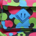 Рюкзак школьный, отдел на молнии, 2 наружных кармана, 2 боковых кармана, цвет разноцветный - Фото 4