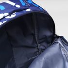 Рюкзак школьный, отдел на молнии, 3 наружных кармана, 2 боковые сетки, усиленная спинка, цвет синий - Фото 6