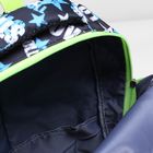 Рюкзак школьный, отдел на молнии, 3 наружных кармана, 2 боковые сетки, цвет чёрный/разноцветный - Фото 5