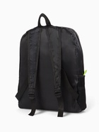 Рюкзак складной на молнии, с сетчатыми карманами, размер 31×11×39 см, чёрный - Фото 4