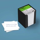 Блок бумаги для записей Стамм "Доступный офис", 9 x 9 x 9 см, 60 г/м2, в пластиковом боксе, МИКС - фото 8568115