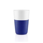 Чашки для латте, 2 шт., 360 мл, синий/белый - Фото 2