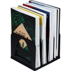 Лоток для журналов и бумаг «Стамм», сборный, 4 отделения, чёрный - Фото 9