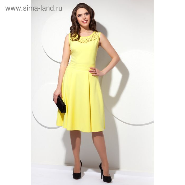 Платье женское, размер 48, цвет жёлтый П-419/2 - Фото 1