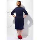 Платье женское, размер 52, цвет тёмно-синий+коралловый П-440/1 - Фото 3