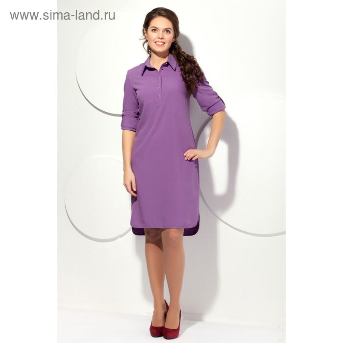 Платье женское, размер 44, цвет сиреневый П-454 - Фото 1